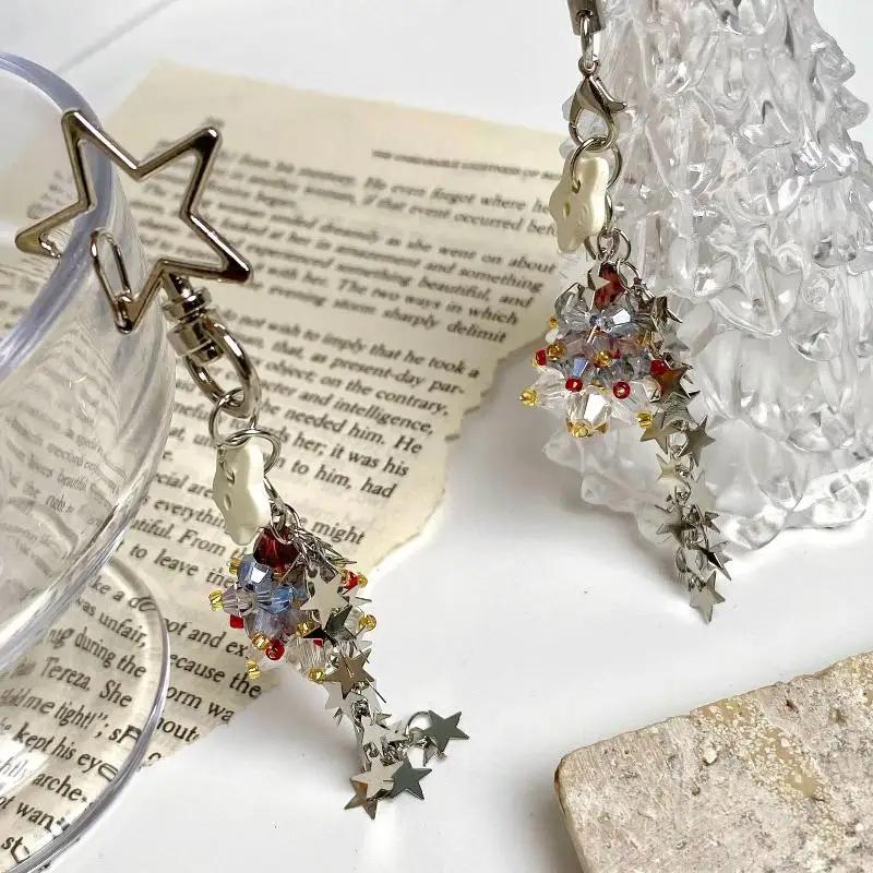 Ins Рождественская елка, цепочка со звездой, брелок для телефона, подвесной ремешок Y2K, винтажная цепочка для камеры, сумка, подвеска, украшение для рюкзака, Рождественский подарок
Ins Рождественская елка, цепочка со звездой, брелок для телефона, подвесной ремешок Y2K, винтажная цепочка для камеры, сумка, подвеска, украшение для рюкзака, Рождественский подарок