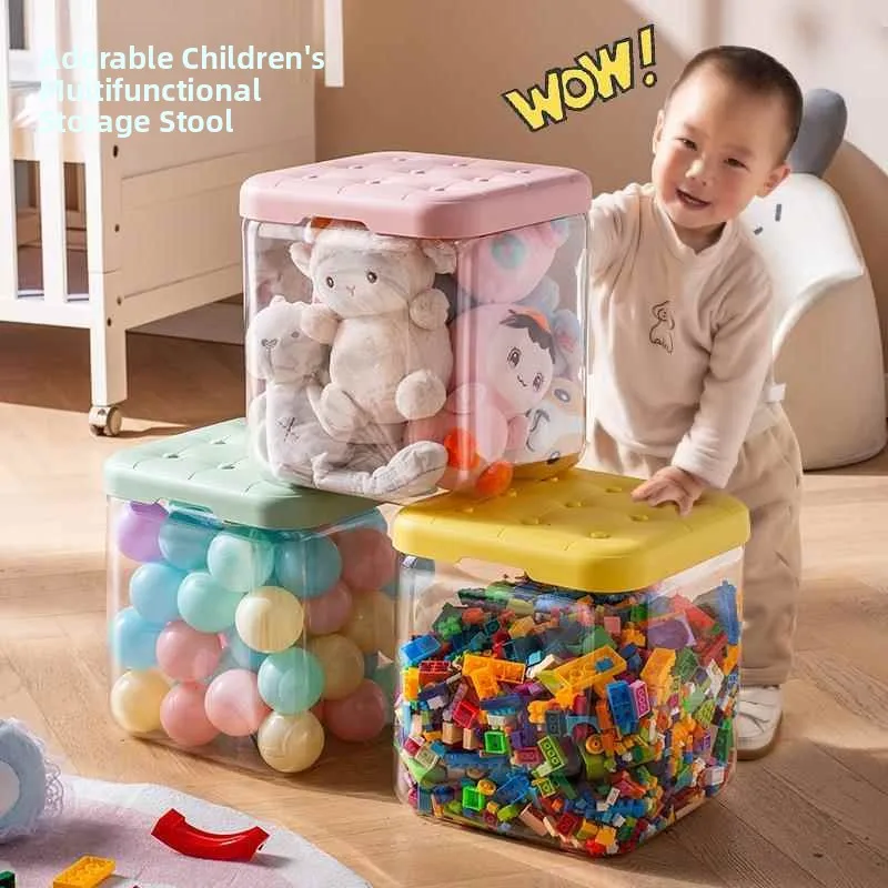 Transparent Plastic Storage Stool Toy Doll Organizer Shoe Changing Stool Multi-Functional Home Decorations Accessories
Transparent Plastic Storage Stool Toy Doll Organizer Shoe Changing Stool Multi-Functional Home Decorations Accessories