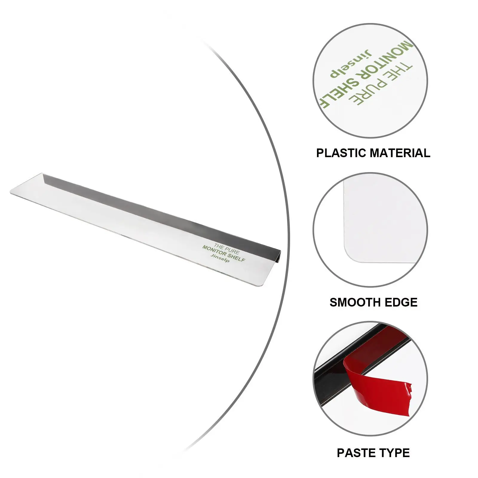 1Pcs Computer Screen Sticky Storage Board Plastic Shelf Small Office Desktop Organizer Holder Computer Storage Board
1Pcs Computer Screen Sticky Storage Board Plastic Shelf Small Office Desktop Organizer Holder Computer Storage Board