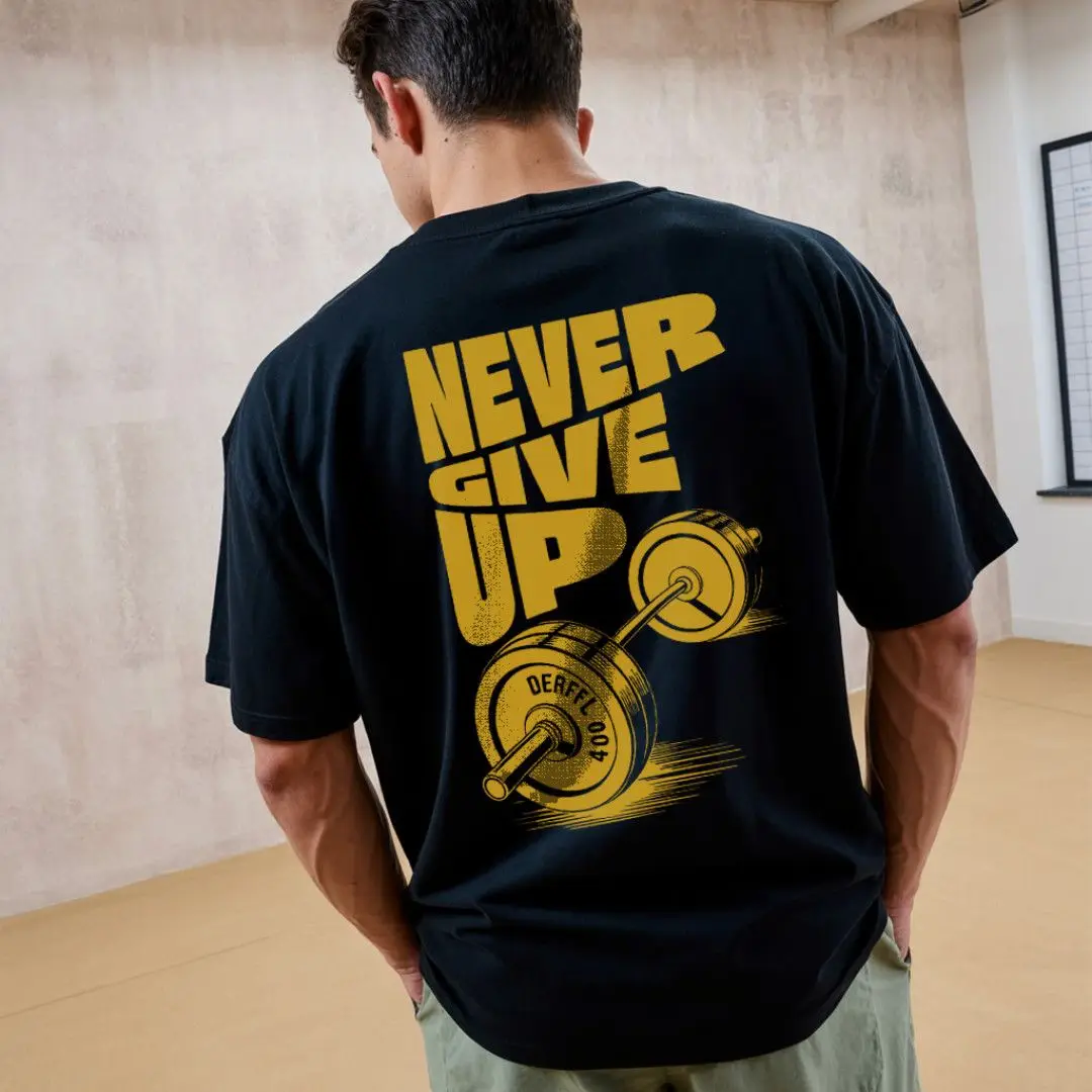 Футболка с короткими рукавами и принтом Never Give Up для фитнеса, модный брендовый мужской и женский летний свободный американский повседневный дышащий топ
Футболка с короткими рукавами и принтом Never Give Up для фитнеса, модный брендовый мужской и женский летний свободный американский повседневный дышащий топ