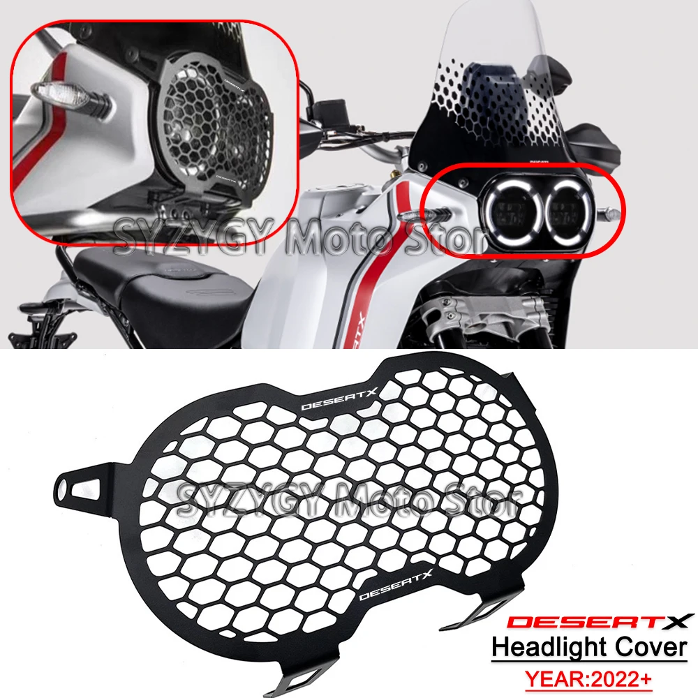 For Desert x desert x 2022+ Motorcycle Accessories CNC Headlight Guard Cover Protector
For Desert x desert x 2022+ Motorcycle Accessories CNC Headlight Guard Cover Protector