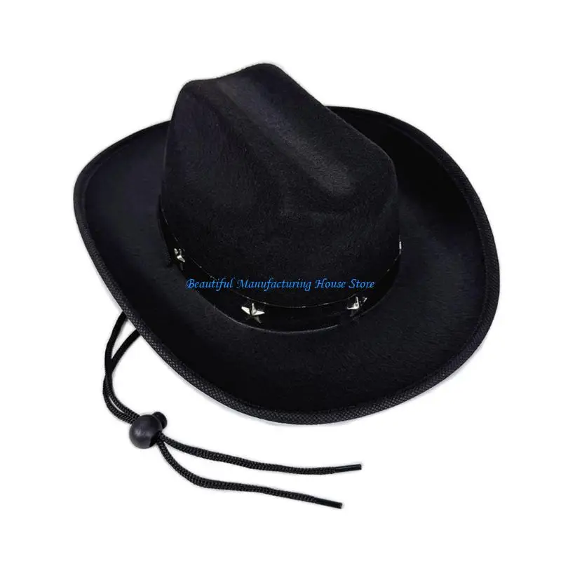 E56A Children's Cowboy Hats with Star Studs For Role Play And Casual Outfits Ages 3-12
E56A Children's Cowboy Hats with Star Studs For Role Play And Casual Outfits Ages 3-12