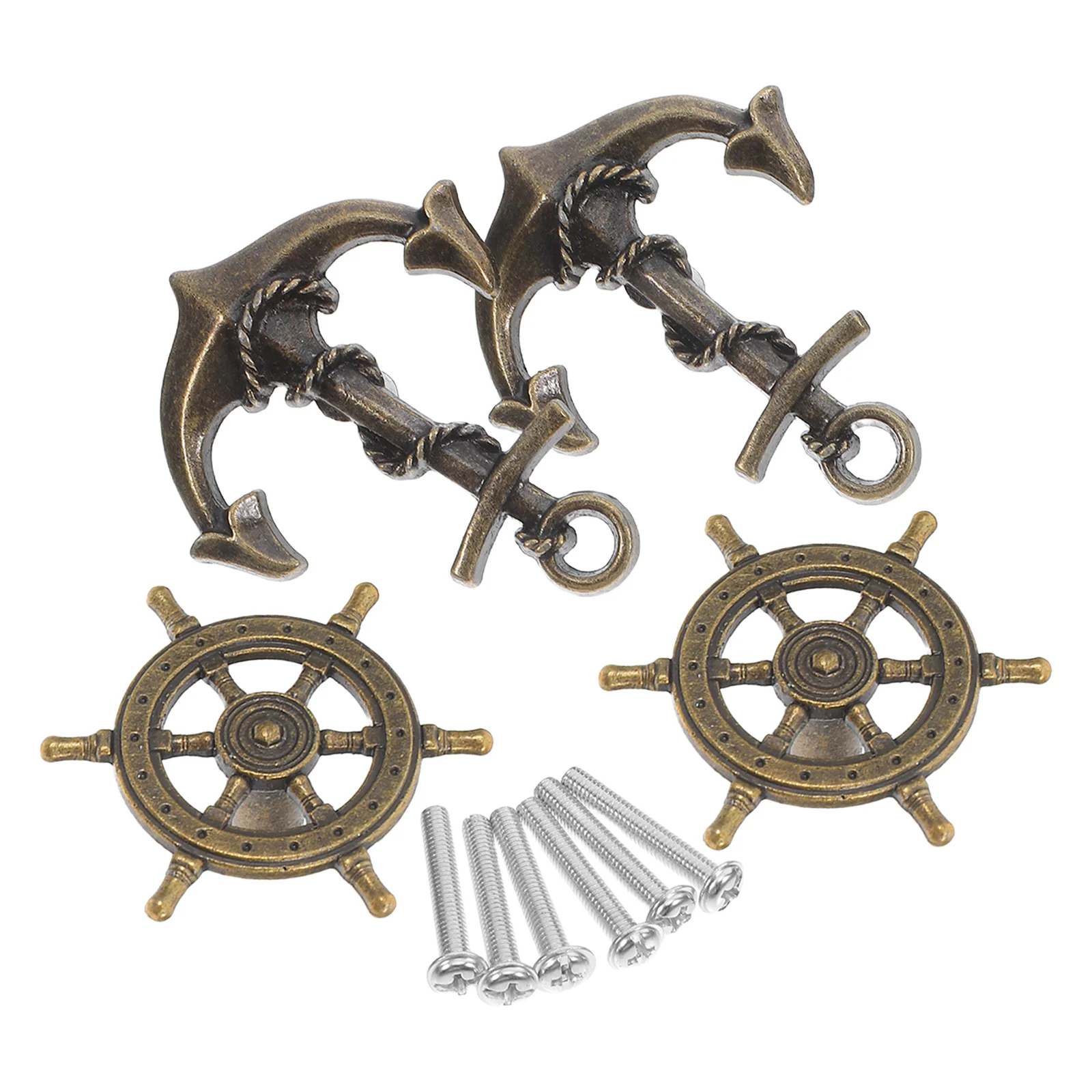 4pcs Ship Anchor Drawer Handles Vintage Nautical Design Kitchen Cabinet Pulls Retro Metal Hardware For Furniture Dresser Upgrade
4pcs Ship Anchor Drawer Handles Vintage Nautical Design Kitchen Cabinet Pulls Retro Metal Hardware For Furniture Dresser Upgrade