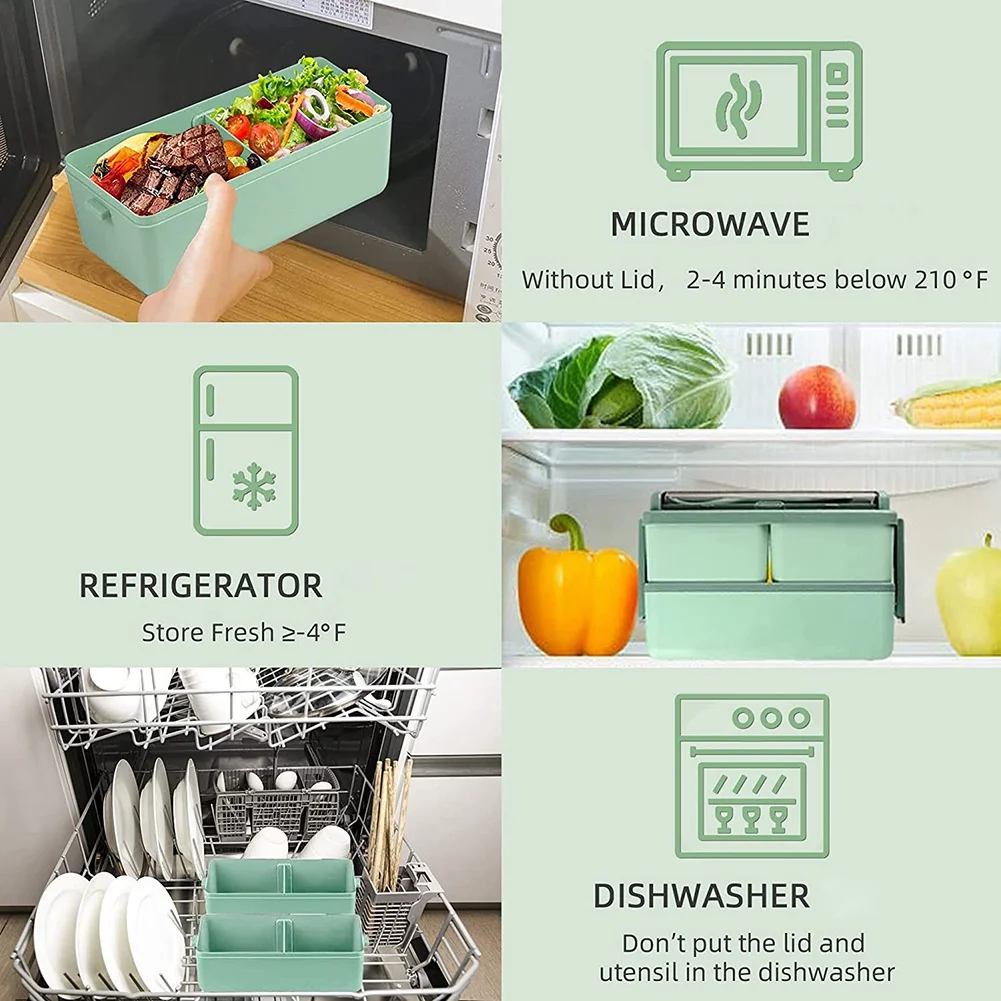 AA21-Bento Ланч-бокс для взрослых, детей, герметичные коробки для приготовления еды, контроль порций, стиль для тонкого контейнера с отделением
AA21-Bento Ланч-бокс для взрослых, детей, герметичные коробки для приготовления еды, контроль порций, стиль для тонкого контейнера с отделением