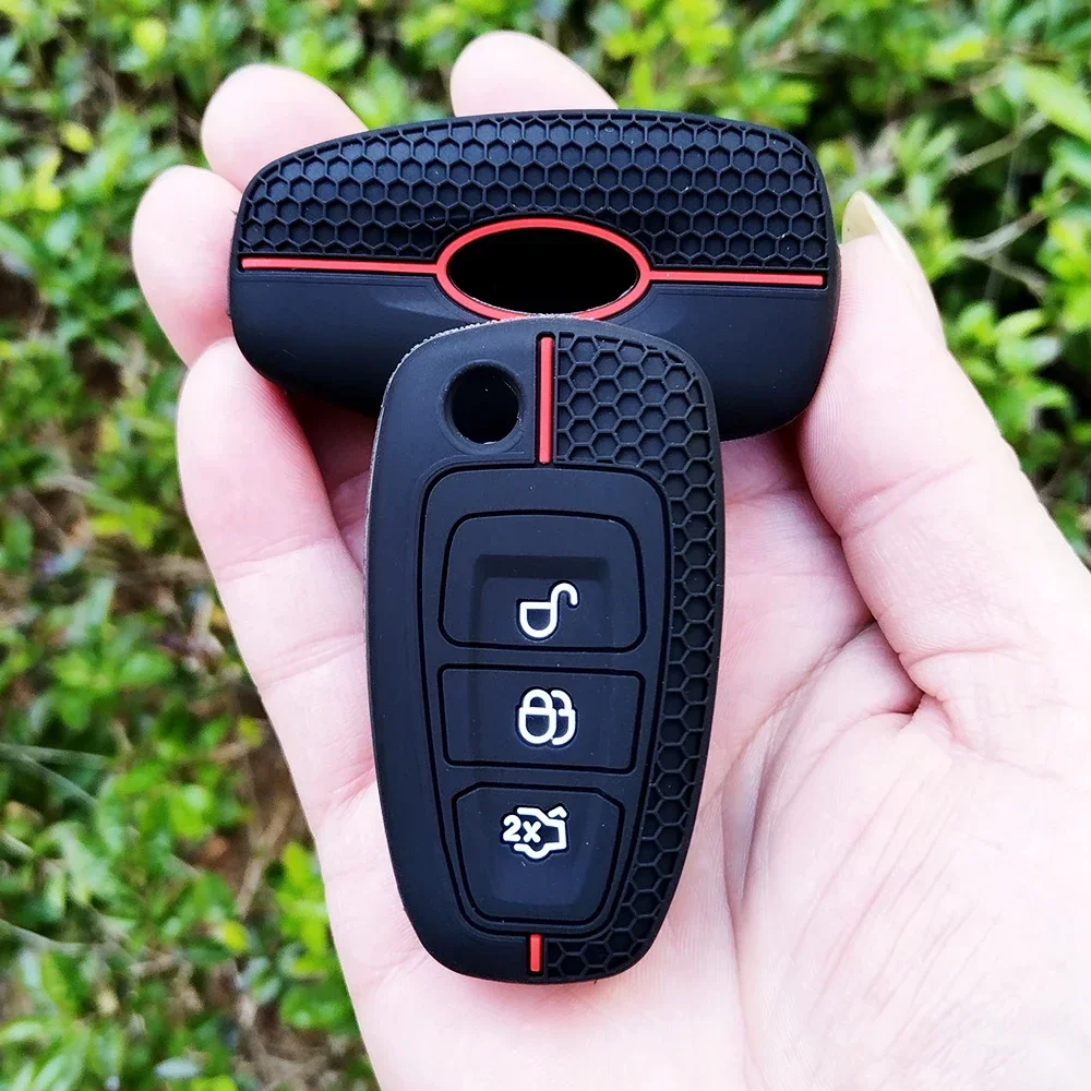 3 Button New Silicone Car Remote Key Fob Cover Case for Ford Ranger C-Max S-Max Focus MK3 Galaxy Mondeo Transit Tourneo Custom
3 Button New Silicone Car Remote Key Fob Cover Case for Ford Ranger C-Max S-Max Focus MK3 Galaxy Mondeo Transit Tourneo Custom