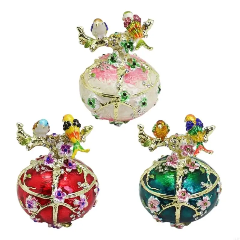 91AF Practical Double Bird Jewelry Display Box Intricate Handmade Detail Elegant Coating Accessory Case for Jewelry
91AF Practical Double Bird Jewelry Display Box Intricate Handmade Detail Elegant Coating Accessory Case for Jewelry