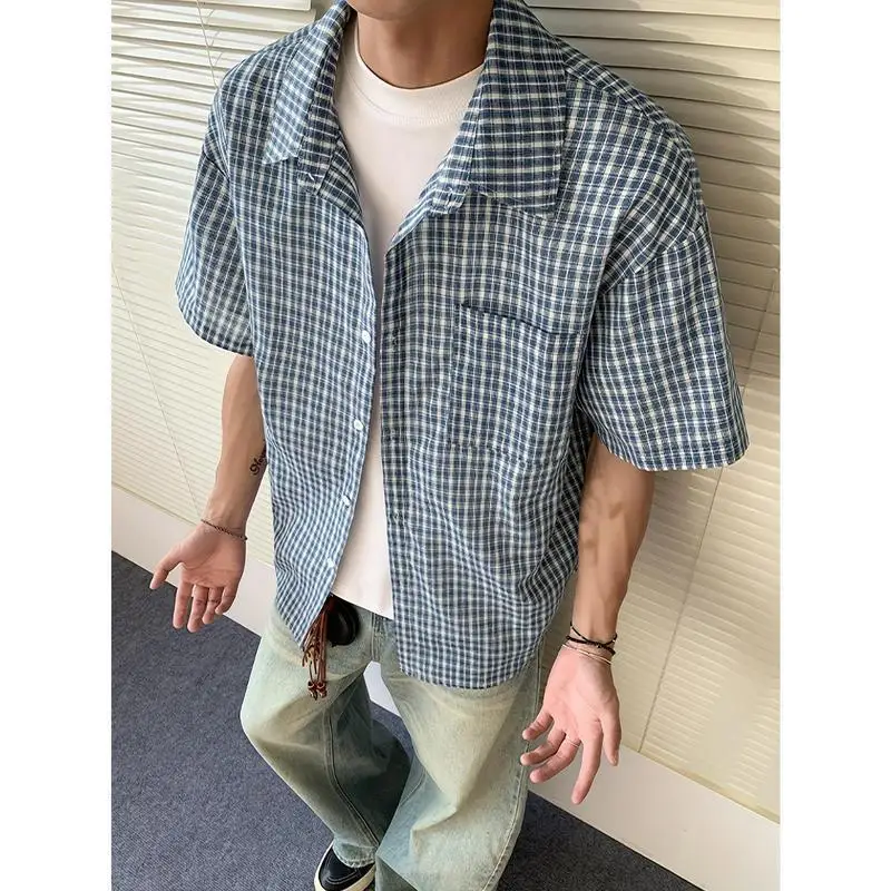 Retro Plaid Shirt Women's Shirt Unisex Checkered Top Fashionable Vintage Style Spring Summer Autumn Seasonal Wear
Retro Plaid Shirt Women's Shirt Unisex Checkered Top Fashionable Vintage Style Spring Summer Autumn Seasonal Wear