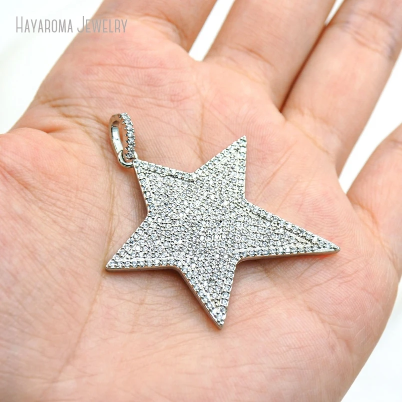 5Pcs Metal Cubic Zirconia Jewelry Invisible Setting Copper Wholesale Star Silver Plated Pendant
5Pcs Metal Cubic Zirconia Jewelry Invisible Setting Copper Wholesale Star Silver Plated Pendant