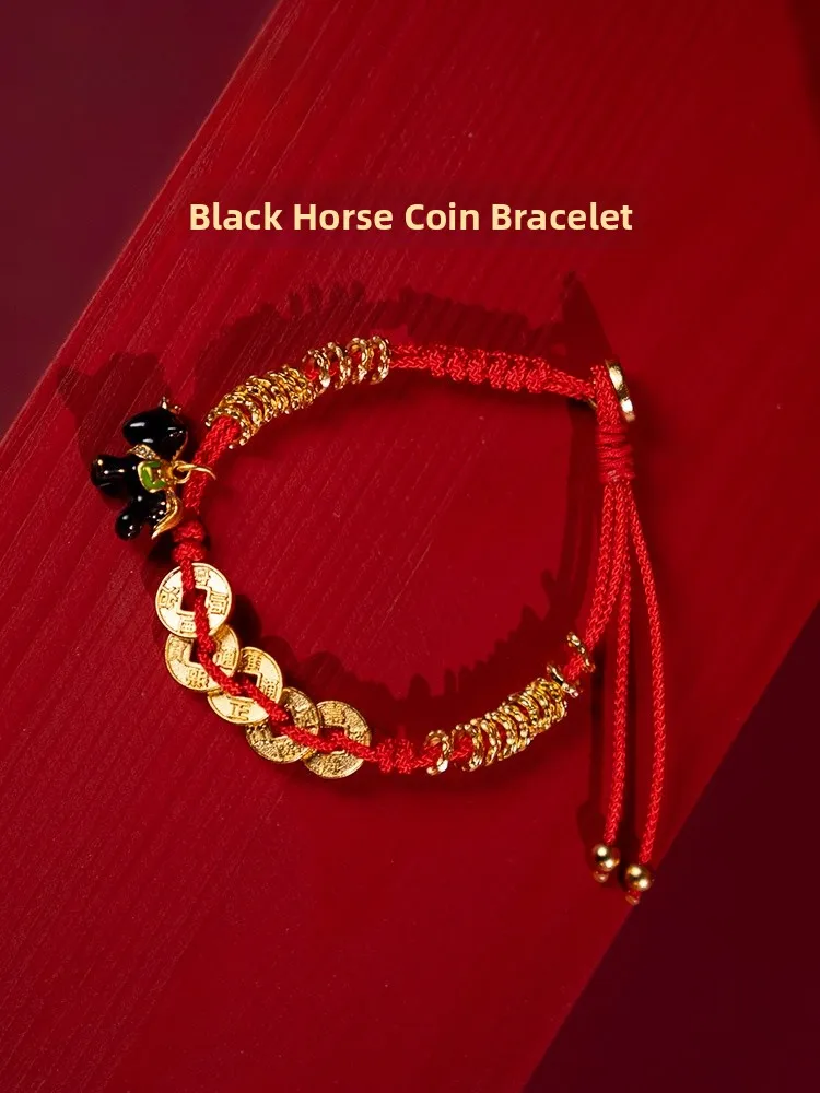 Creative Birthday Gift Red Rope Woven Gold Coin Bracelet Museum Style Women's Jewelry Box Chinese Festive Supplies
Creative Birthday Gift Red Rope Woven Gold Coin Bracelet Museum Style Women's Jewelry Box Chinese Festive Supplies