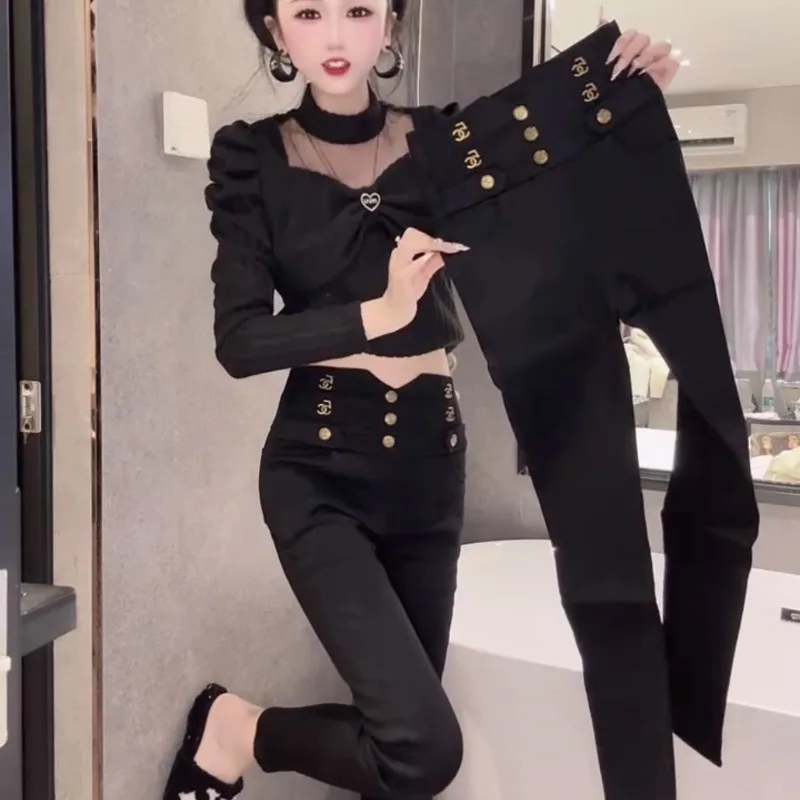 High Waist Trousers Fashion Y2k Pencil Pants Women 2025 Spring Summer New Solid Color Black Highs Elastic Tight Leggings Female
High Waist Trousers Fashion Y2k Pencil Pants Women 2025 Spring Summer New Solid Color Black Highs Elastic Tight Leggings Female
