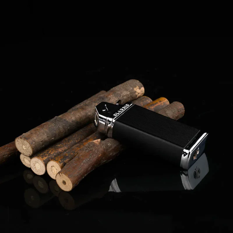 Portable Metal Creative Pipe Lighter Outdoor Windproof Butane Gas Grinding Wheel Lighter Men's Gift Cigarette Accessories
Portable Metal Creative Pipe Lighter Outdoor Windproof Butane Gas Grinding Wheel Lighter Men's Gift Cigarette Accessories