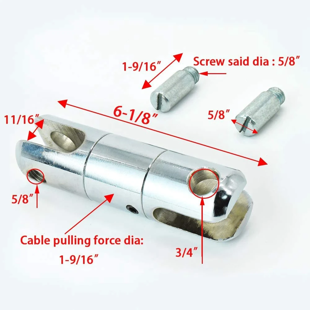 ABJN-Cable Pulling Swivel Wire Bearing Breakaway Swivel 5 Ton - 1Pcs
ABJN-Cable Pulling Swivel Wire Bearing Breakaway Swivel 5 Ton - 1Pcs