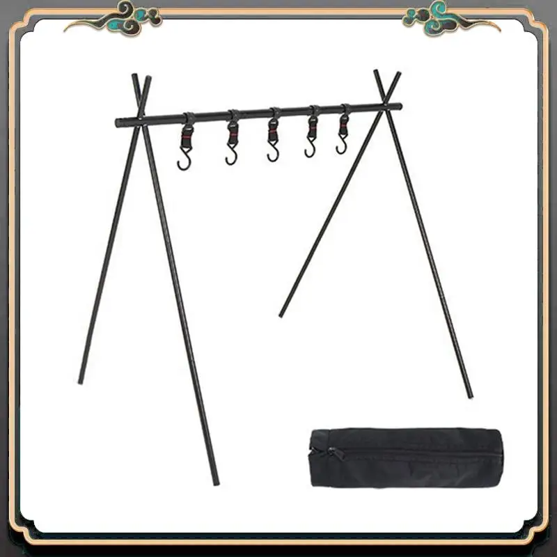 Premium Outdoor Aluminum Portable Camping Rack Folding Ultra-Light Camping Tripod Travel Sundries Hanger
Premium Outdoor Aluminum Portable Camping Rack Folding Ultra-Light Camping Tripod Travel Sundries Hanger