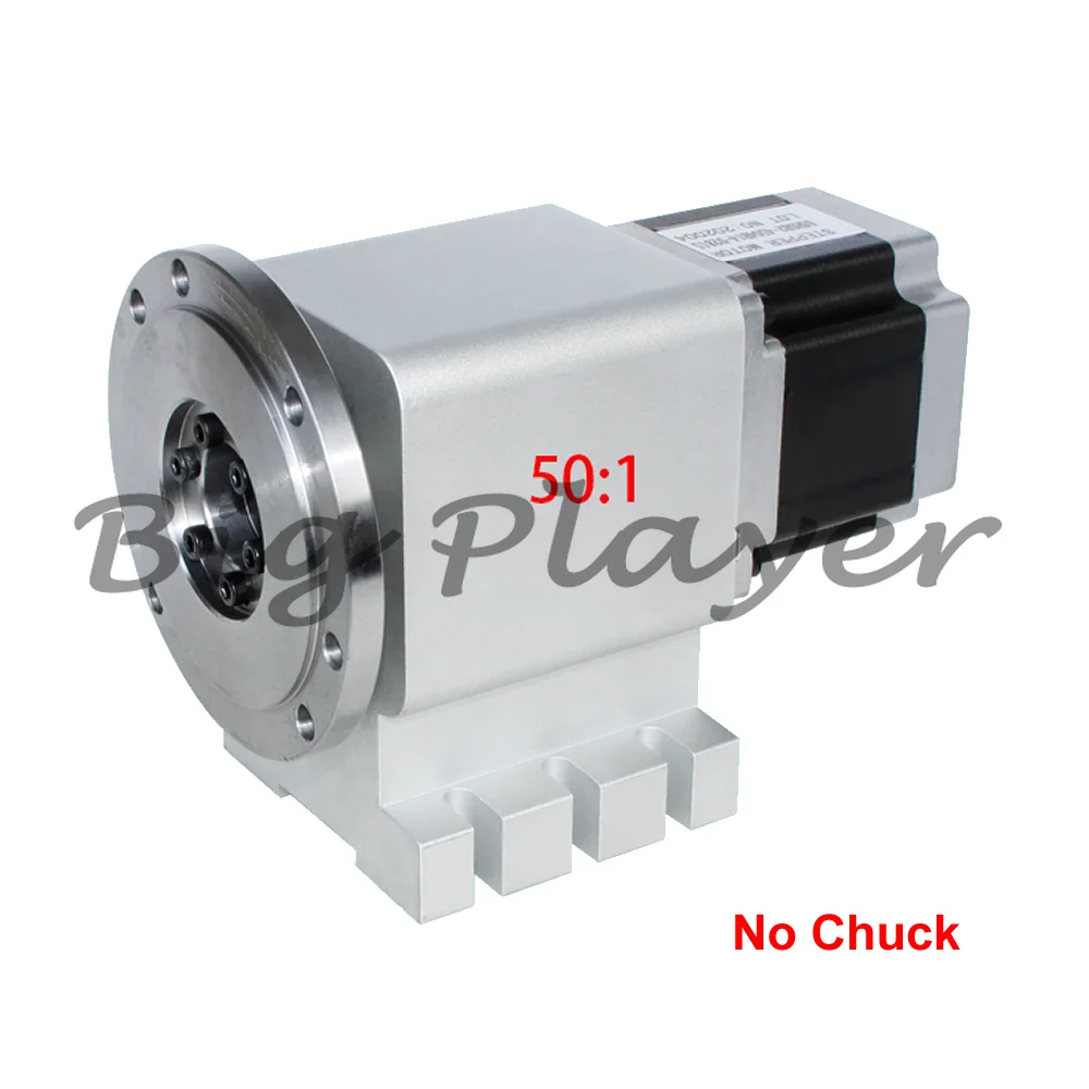 130MM Chuck CNC 4th Axis - 50:1 Harmonic Reducer Gearbox Stepper Motor Indexing Head
130MM Chuck CNC 4th Axis - 50:1 Harmonic Reducer Gearbox Stepper Motor Indexing Head