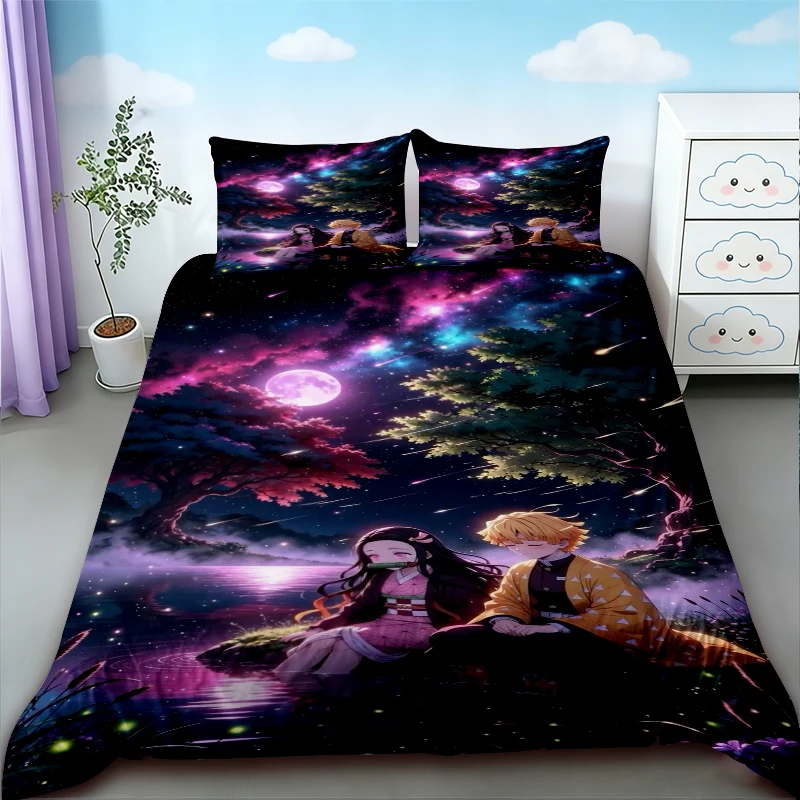 Duvet Cover Demon Slayer Kimetsu No Yaiba Kamado Nezuko Anime Polyester Bedding Set Duvet Cover Set Printed Cartoon Home Decor
Duvet Cover Demon Slayer Kimetsu No Yaiba Kamado Nezuko Anime Polyester Bedding Set Duvet Cover Set Printed Cartoon Home Decor