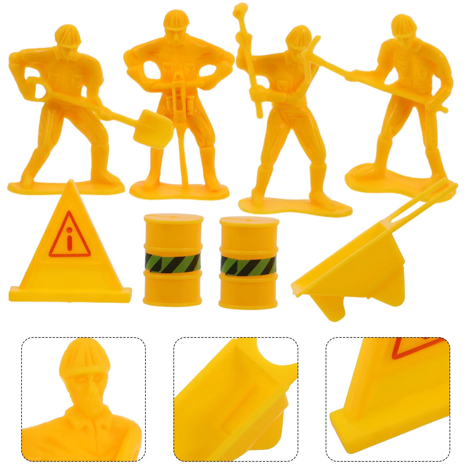 1Set Realistic Mini Construction Worker Figures Plastic Scene Layout Prop Cake Decoration Pretend Play Worker Statue
1Set Realistic Mini Construction Worker Figures Plastic Scene Layout Prop Cake Decoration Pretend Play Worker Statue
