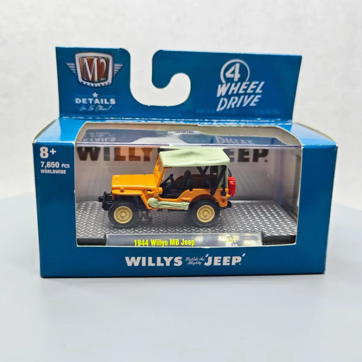 M2 Machines 1/64 1944 Willys MB Jeep Die-cast alloy car model collection display child gift
M2 Machines 1/64 1944 Willys MB Jeep Die-cast alloy car model collection display child gift
