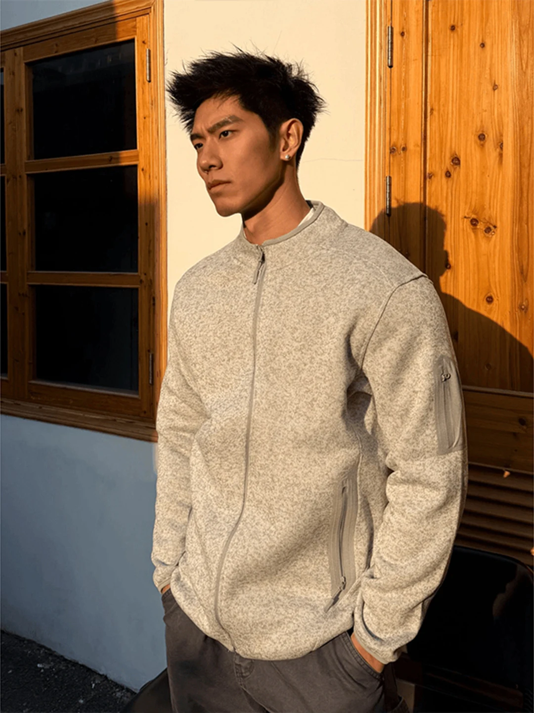 Мужское черное флисовое пальто для активного отдыха, теплое, осенне-зимнее, повседневное, модное, из полиэфирного волокна, длинное
Мужское черное флисовое пальто для активного отдыха, теплое, осенне-зимнее, повседневное, модное, из полиэфирного волокна, длинное