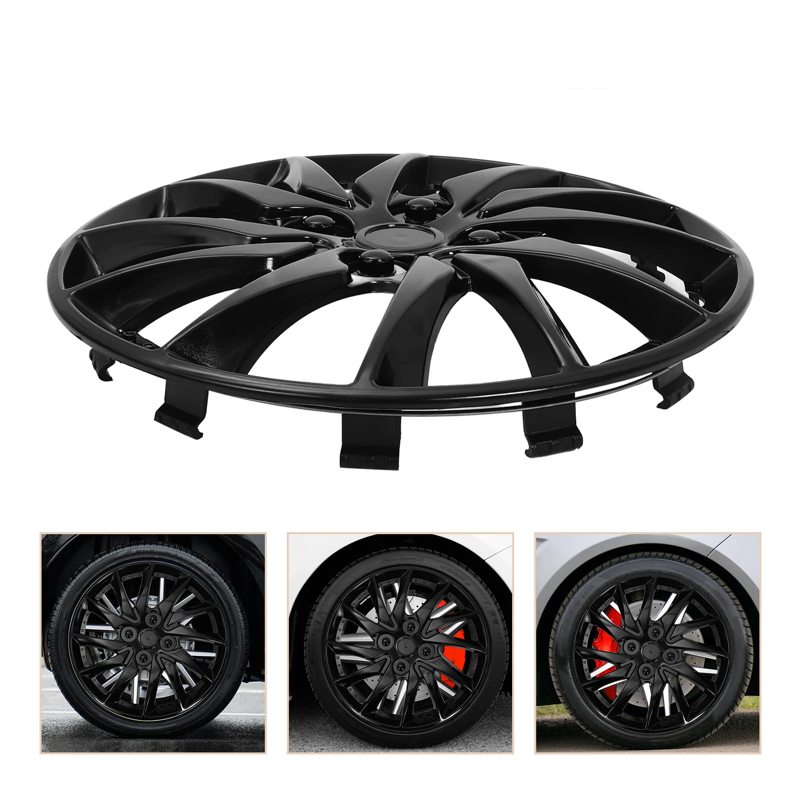 Wheel Hub Decorative Cover Black Car Hubcaps for Tires Set of 4 PP Material Protective Steel Wheel Vehicle Accessory
Wheel Hub Decorative Cover Black Car Hubcaps for Tires Set of 4 PP Material Protective Steel Wheel Vehicle Accessory