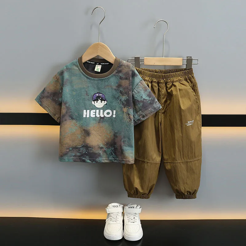 5713 2025 New Children's Wear Baby Thin Short Sleeved Clothes Boys' Summer Two Piece Set 
5713 2025 New Children's Wear Baby Thin Short Sleeved Clothes Boys' Summer Two Piece Set