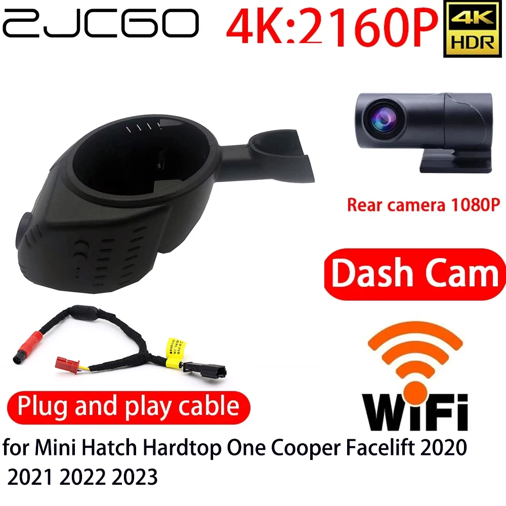 ZJCGO 4K Автомобильный видеорегистратор, видеорегистратор с Wi-Fi, передняя и задняя камеры, 24-часовой монитор для мини-Люка, Hardtop, One Cooper Facelift 2020 2021 2022 2023
ZJCGO 4K Автомобильный видеорегистратор, видеорегистратор с Wi-Fi, передняя и задняя камеры, 24-часовой монитор для мини-Люка, Hardtop, One Cooper Facelift 2020 2021 2022 2023