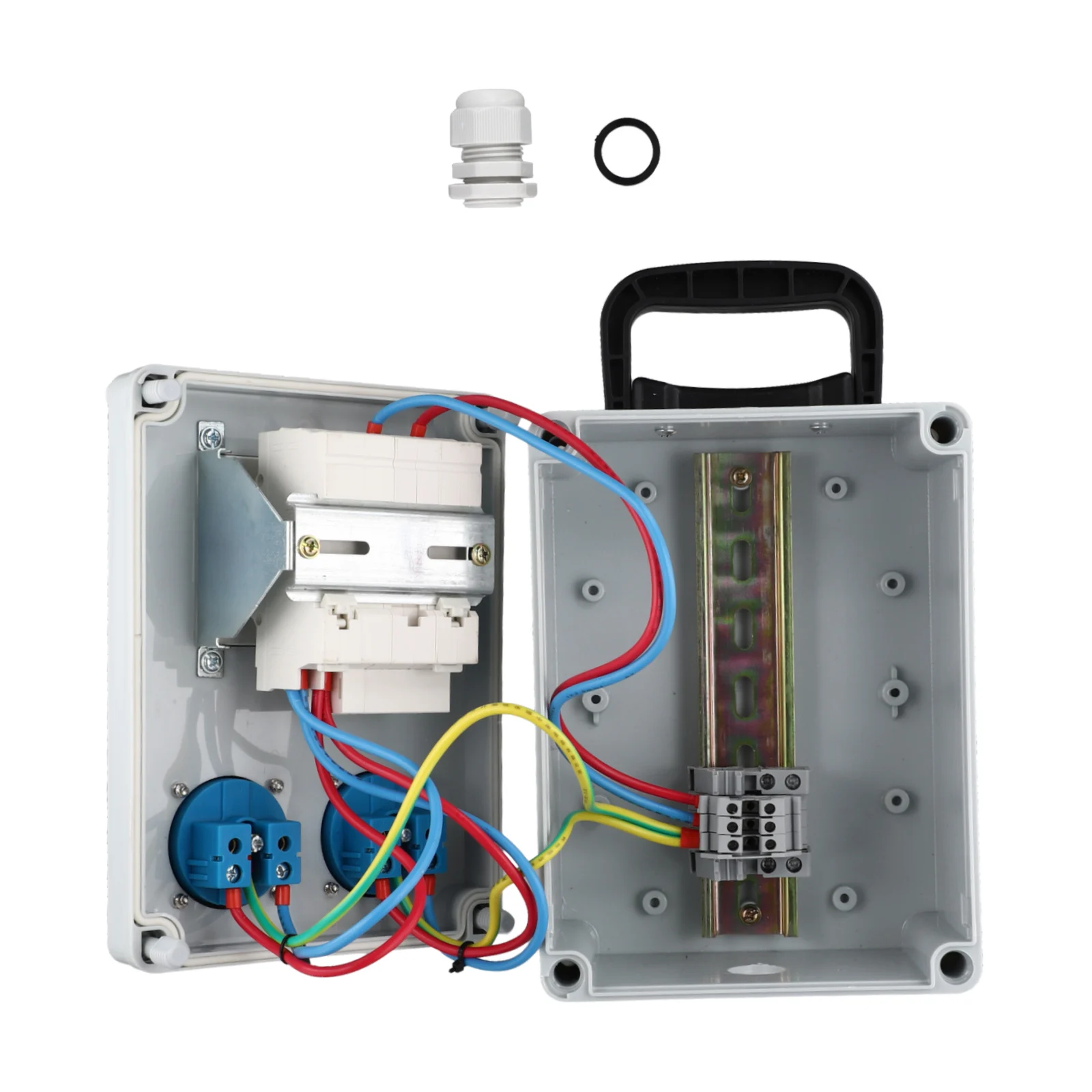 FI Switch Socket Construction Power Distributor Construction Sites 150*212*132mm EU Socket With FI Switch IP67 Waterproof Box
FI Switch Socket Construction Power Distributor Construction Sites 150*212*132mm EU Socket With FI Switch IP67 Waterproof Box