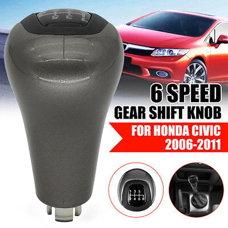 6 Speed Car Gear Shift Knob Manual Transmission Accessories For Honda Civic DX EX LX 2006 2007 2008 2009 2010 2011 54102-SNA-A01
6 Speed Car Gear Shift Knob Manual Transmission Accessories For Honda Civic DX EX LX 2006 2007 2008 2009 2010 2011 54102-SNA-A01
