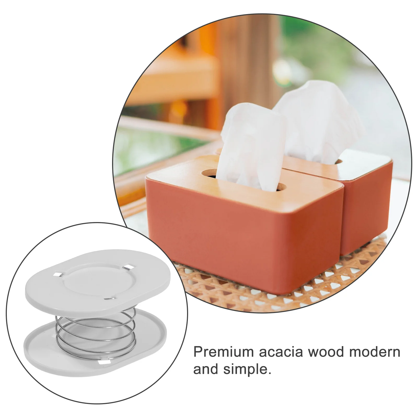 2Pcs Tissue Box Spring Support PP Metal Holder Convenient Napkin Box Stretcher for Kitchen Living Room Bedroom Office
2Pcs Tissue Box Spring Support PP Metal Holder Convenient Napkin Box Stretcher for Kitchen Living Room Bedroom Office