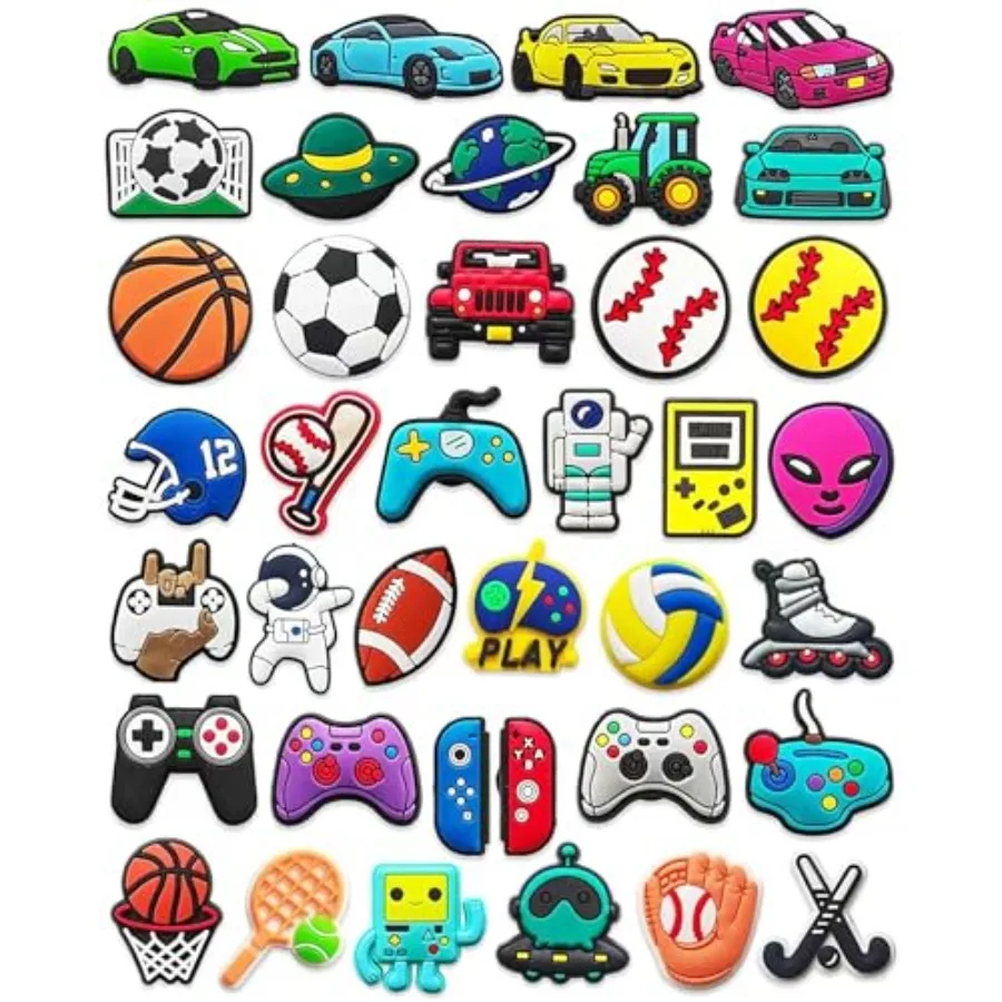 Lot of 24, 30, 32, 38 Pcs Different Charms, PVC Random Decoration Charms for Decoration
Lot of 24, 30, 32, 38 Pcs Different Charms, PVC Random Decoration Charms for Decoration