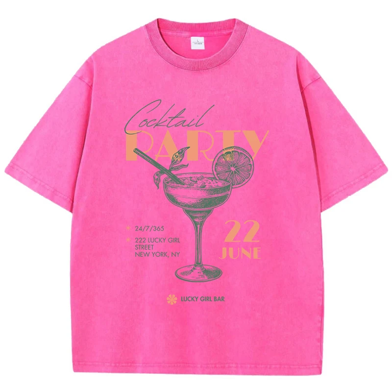 Cocktail Made With Orange Juice Printed Washed T-Shirt Women Cotton Tops Street Distressed O-Neck T Shirt Summer Woman Clothes
Cocktail Made With Orange Juice Printed Washed T-Shirt Women Cotton Tops Street Distressed O-Neck T Shirt Summer Woman Clothes