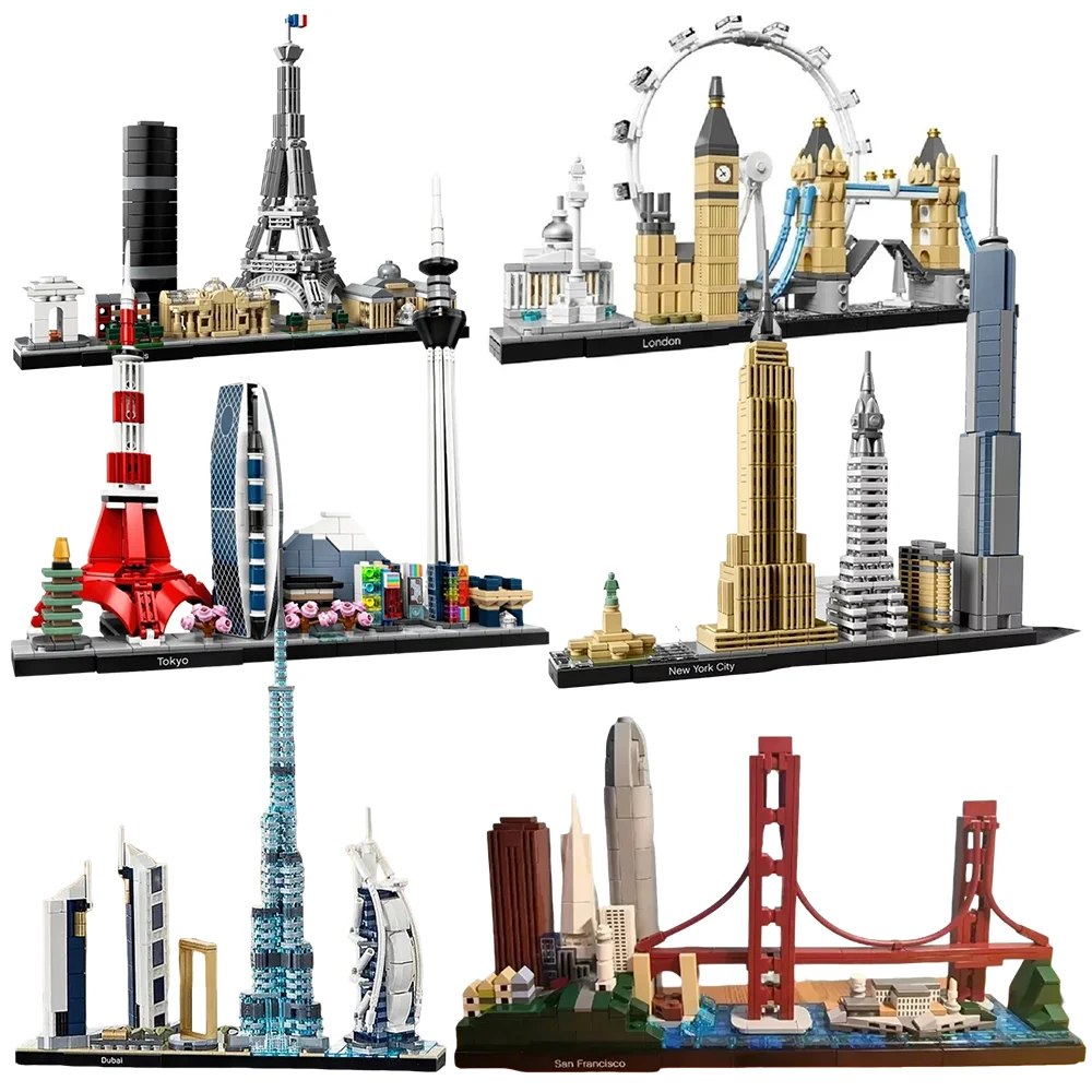 2016-2022 New York London Pairs Dubai City Architecture Skyline Building Blocks Construction Bricks Set Collection Series Model
2016-2022 New York London Pairs Dubai City Architecture Skyline Building Blocks Construction Bricks Set Collection Series Model