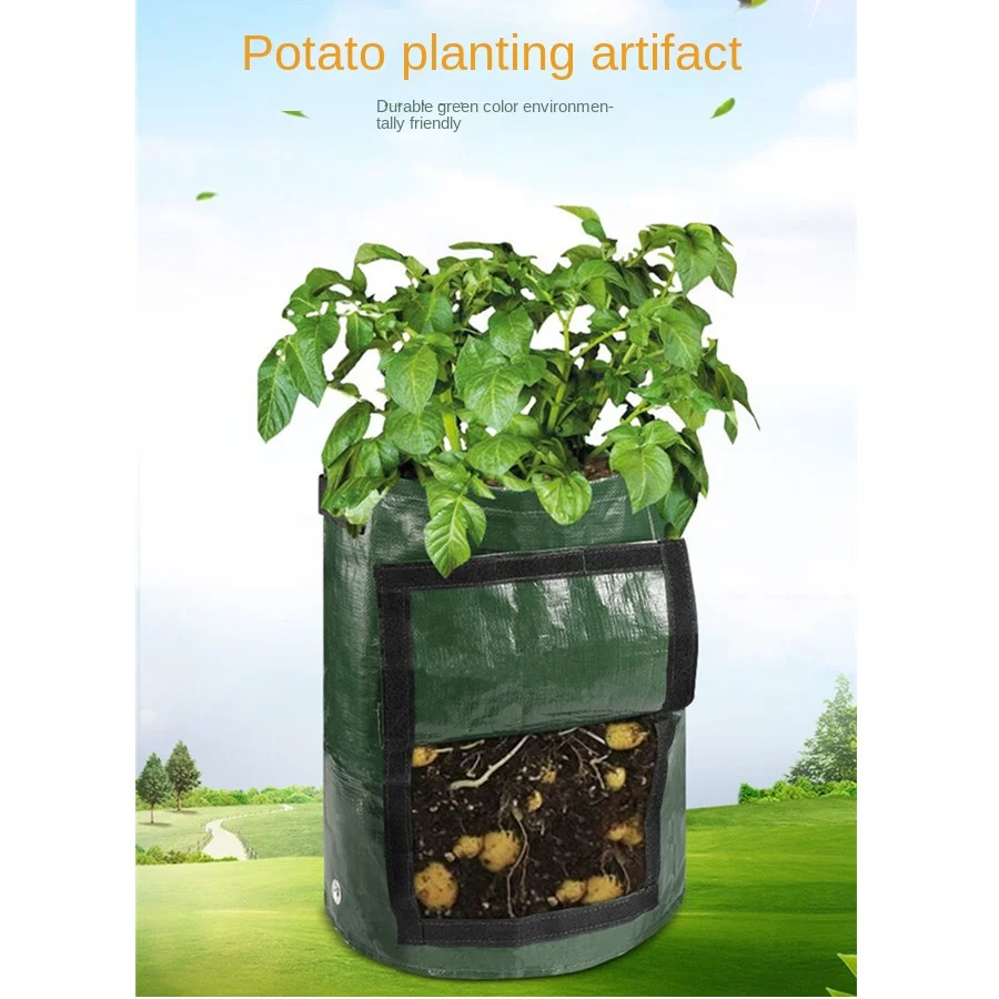Potato Planting Sack Balcony Planting Vegetable Tools Tomato Tomato Pepper Ginger Sweet Potato Vegetable Planting Artifact
Potato Planting Sack Balcony Planting Vegetable Tools Tomato Tomato Pepper Ginger Sweet Potato Vegetable Planting Artifact