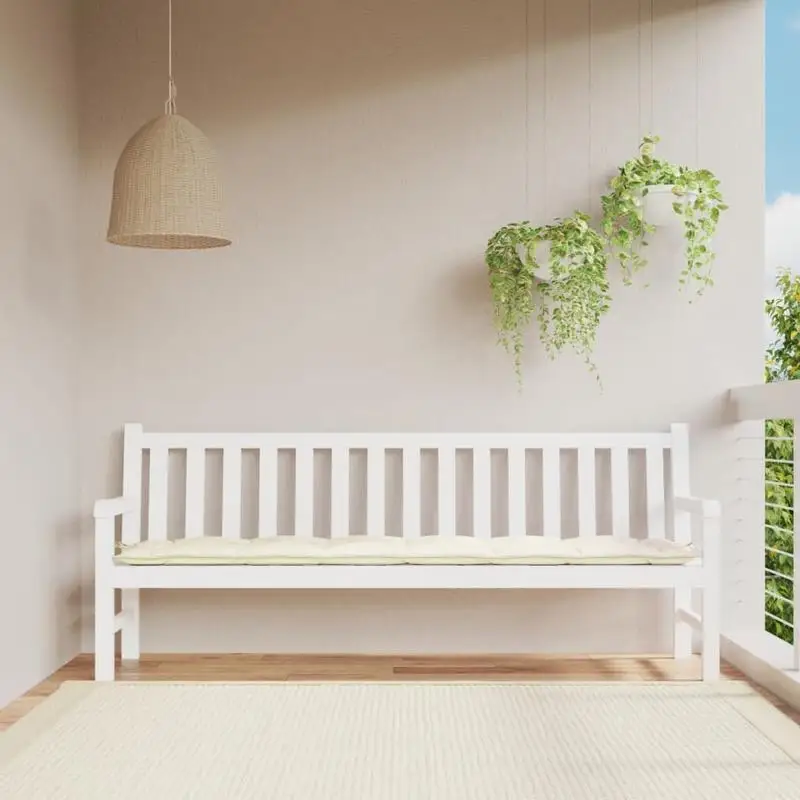 Garden Bench Cushion Cream White Oxford Fabric (100% Polyester)
Garden Bench Cushion Cream White Oxford Fabric (100% Polyester)
