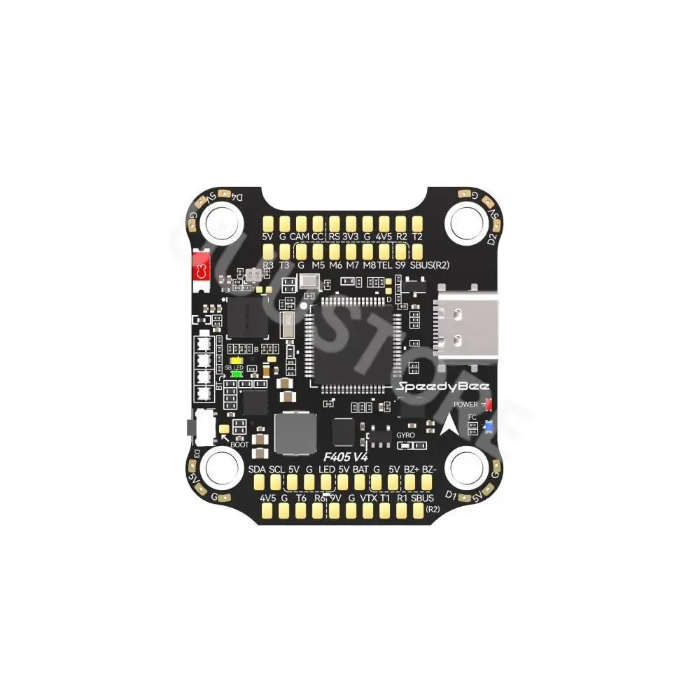 Контроллер полета SpeedyBee F405 V4 3-6S для дрона модели 30x30 BLS 55A ESC ICM42688P, Контроллер полета
Контроллер полета SpeedyBee F405 V4 3-6S для дрона модели 30x30 BLS 55A ESC ICM42688P, Контроллер полета
