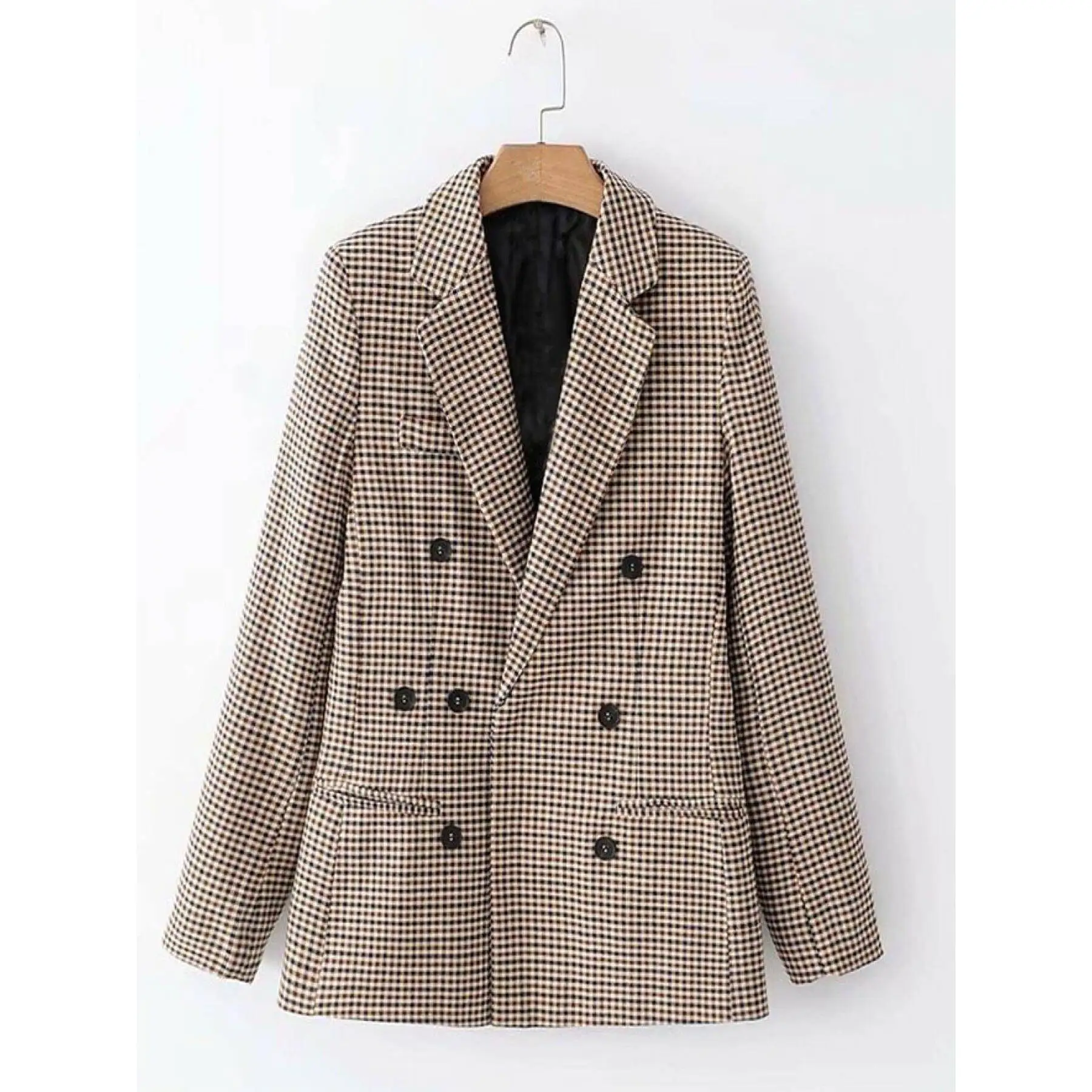 2023 Winter Women's Plaid Long Sleeve Suiting Clothes Commute Slim Fit Top Coat Regular Style Fashionable Businesswear
2023 Winter Women's Plaid Long Sleeve Suiting Clothes Commute Slim Fit Top Coat Regular Style Fashionable Businesswear