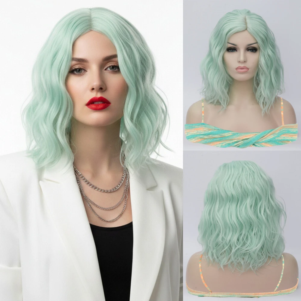 Women's Synthetic Short Curly Cosplay Wig Green Chic Halloween Style to Elevate Your Costume
Women's Synthetic Short Curly Cosplay Wig Green Chic Halloween Style to Elevate Your Costume