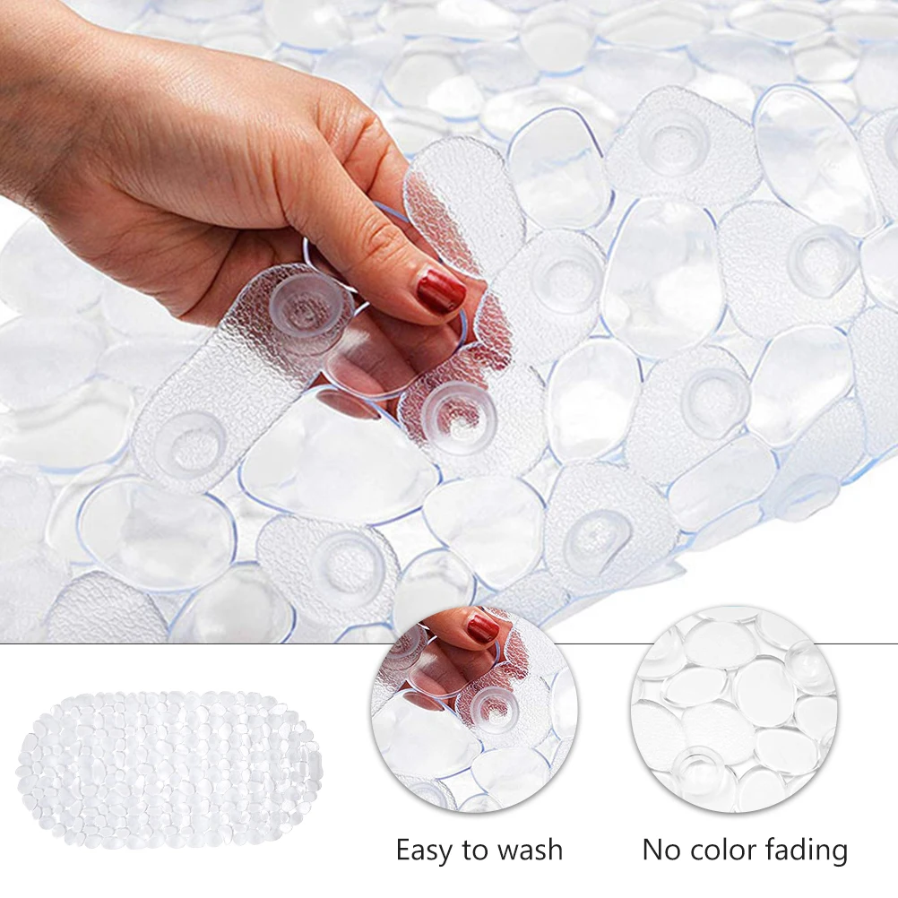 Non-slip Bath Mat Bathroom Shower Foot Mats Cushion Ground Household Floor Cobblestone PVC Pad Anti-skis
Non-slip Bath Mat Bathroom Shower Foot Mats Cushion Ground Household Floor Cobblestone PVC Pad Anti-skis