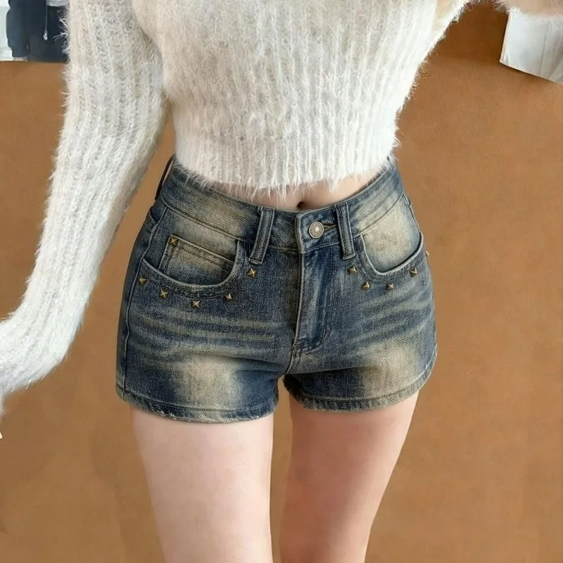 Summer Denim Shorts Female Jeans Korean Slimming Denim Shorts High Waist Soft Comfortable Stretch Sexy Girl Y2K Trousers Vintage
Summer Denim Shorts Female Jeans Korean Slimming Denim Shorts High Waist Soft Comfortable Stretch Sexy Girl Y2K Trousers Vintage