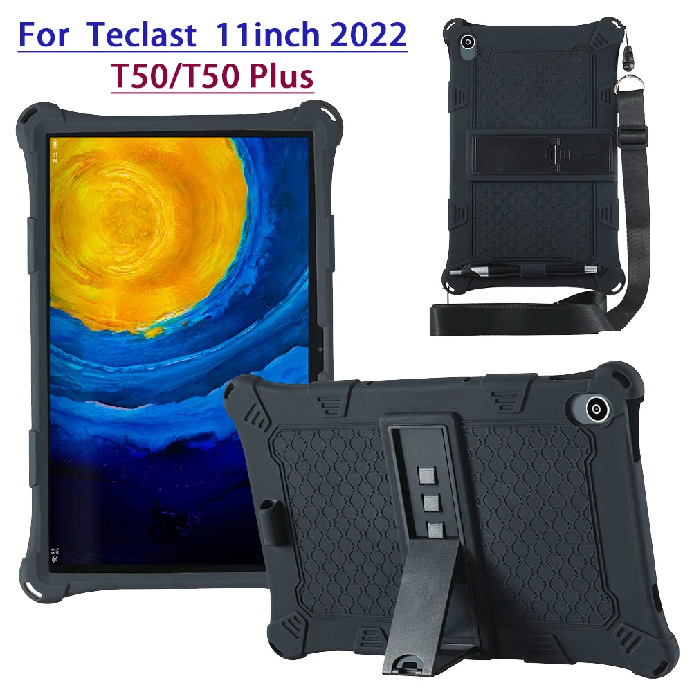 2022 Fashion Silicon Case for Teclast T50/T50Plus 11inch Non-toxic Soft Kids Full Body Protection Case with Shoulder Strap+pen
2022 Fashion Silicon Case for Teclast T50/T50Plus 11inch Non-toxic Soft Kids Full Body Protection Case with Shoulder Strap+pen