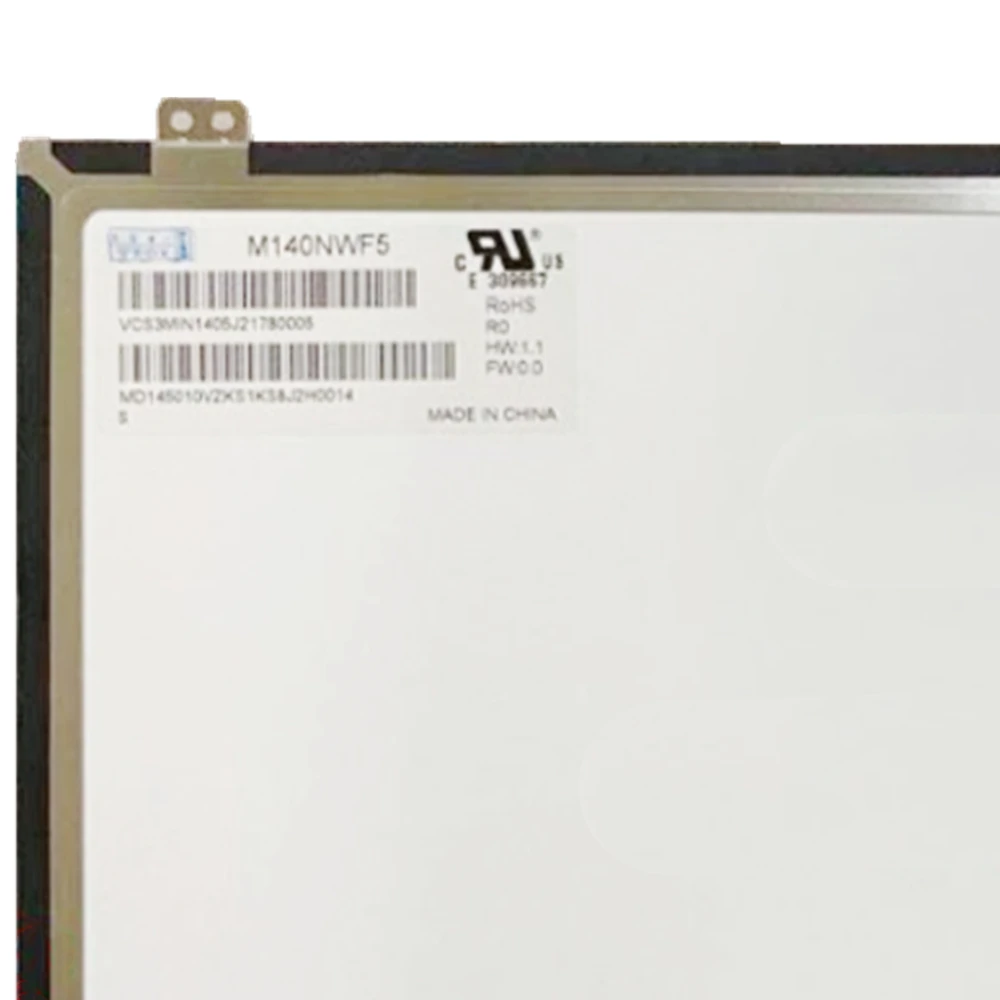 M140NWF5 R0 для FHD 1920x1080, новая замена 14,0-дюймового ЖК-экрана ноутбука
M140NWF5 R0 для FHD 1920x1080, новая замена 14,0-дюймового ЖК-экрана ноутбука