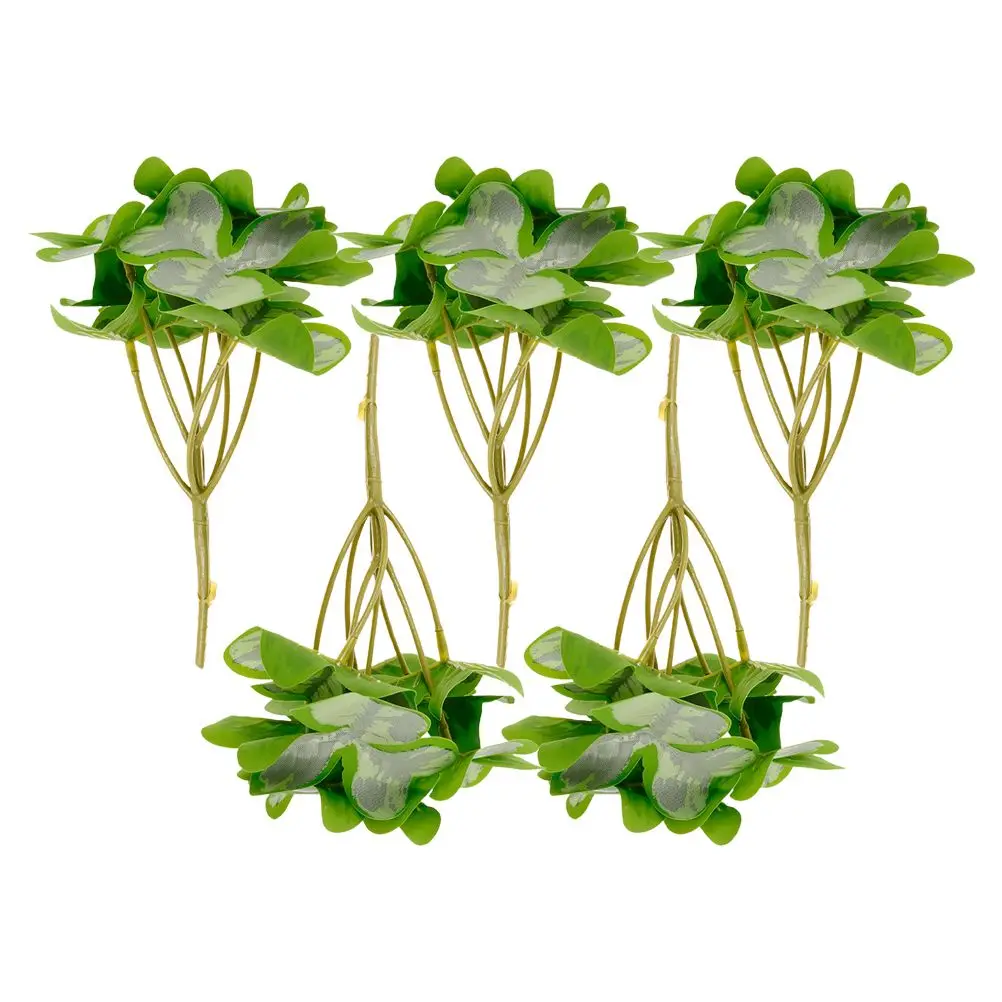 5 Pcs Artificial Shamrock Decorative Flowers Realistic Stems Table Centerpieces Home Office Greenery Faux Leaves Plant
5 Pcs Artificial Shamrock Decorative Flowers Realistic Stems Table Centerpieces Home Office Greenery Faux Leaves Plant