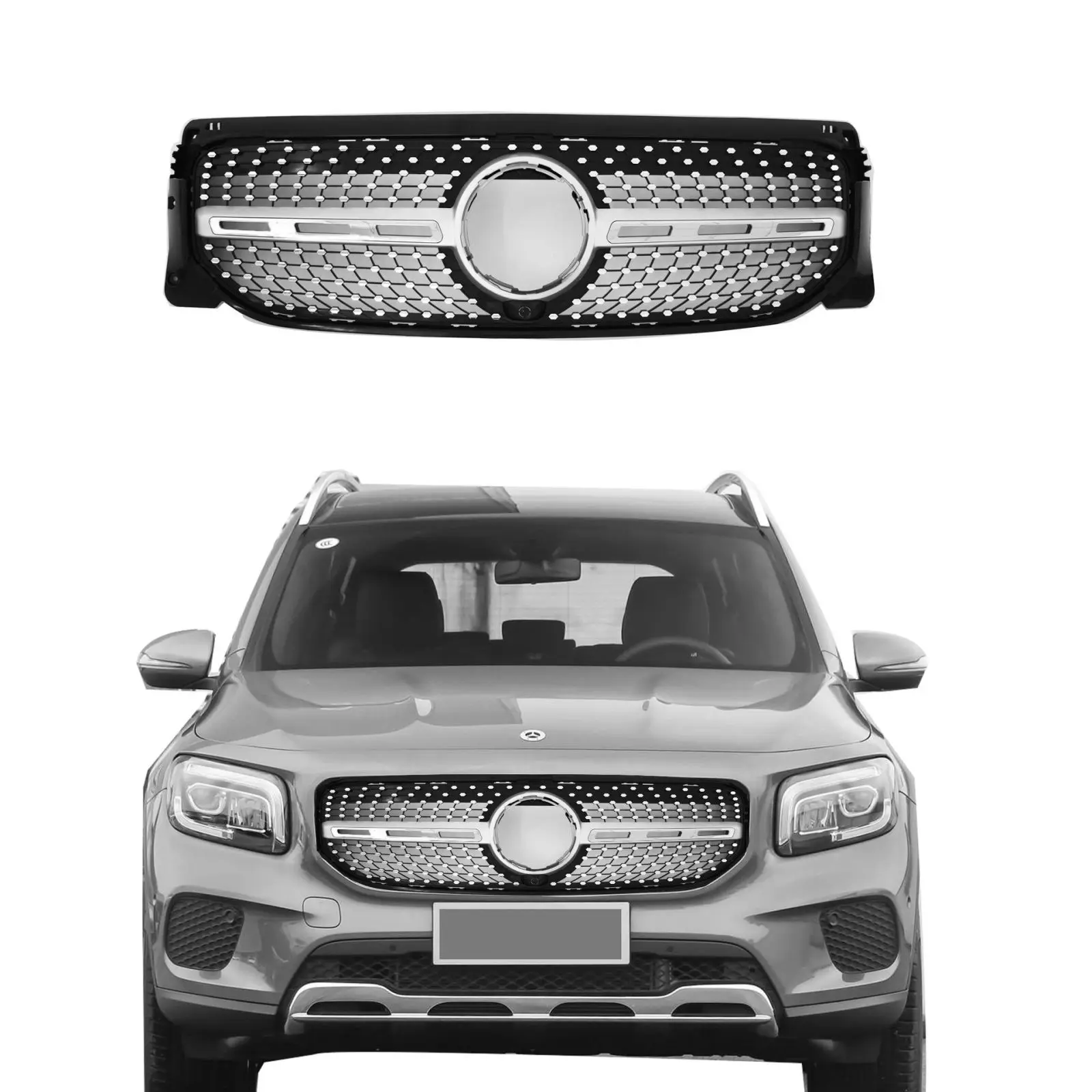Для M-ercedes B-enz GLB W247 2020 ABS черный, серебристый автомобильный бампер, передняя решетка
Для M-ercedes B-enz GLB W247 2020 ABS черный, серебристый автомобильный бампер, передняя решетка