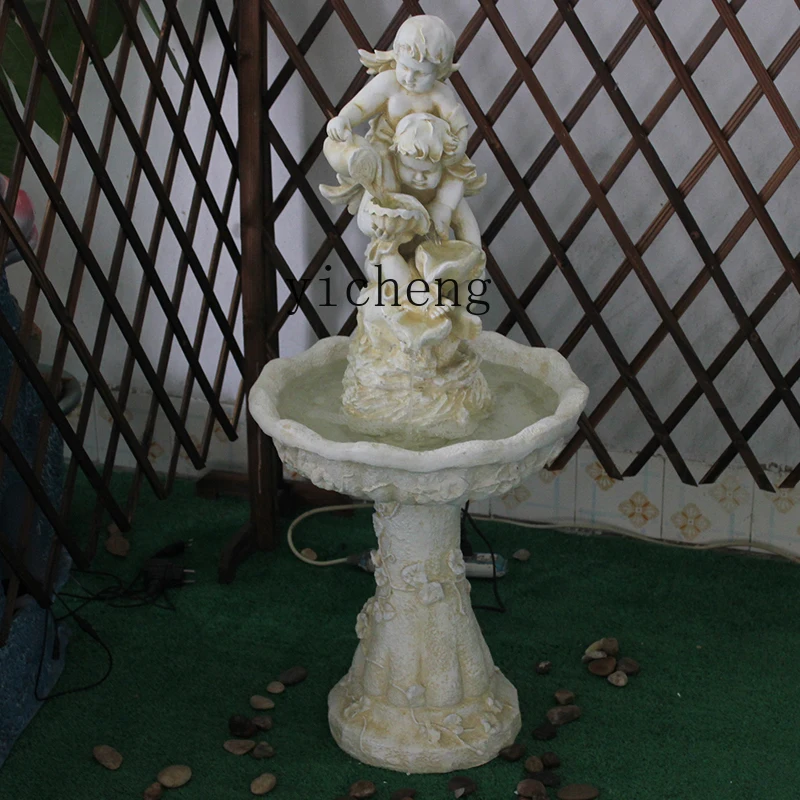 ZZ Angel Character Sculpture Art Courtyard Garden Water Feature Fountain Decorative Ornament
ZZ Angel Character Sculpture Art Courtyard Garden Water Feature Fountain Decorative Ornament