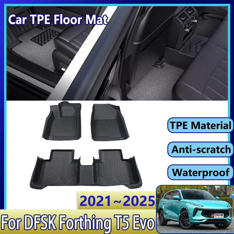 For DFSK Forthing T5 Evo 2021~2025 Double Layer Car TPE Floor Mats Waterproof Mud Carpet Foot Pads Full Set Tappeto Accessories
For DFSK Forthing T5 Evo 2021~2025 Double Layer Car TPE Floor Mats Waterproof Mud Carpet Foot Pads Full Set Tappeto Accessories