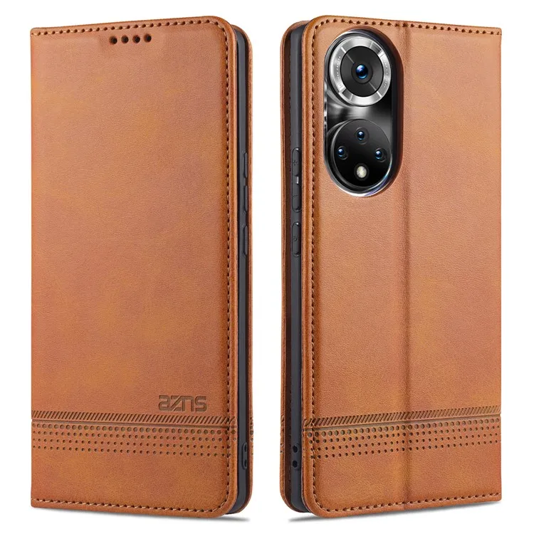 AZNS Wallet Case Flip Magnetic Shockproof Interior Protective Stand Cover for Honor 50 - Brown
AZNS Wallet Case Flip Magnetic Shockproof Interior Protective Stand Cover for Honor 50 - Brown