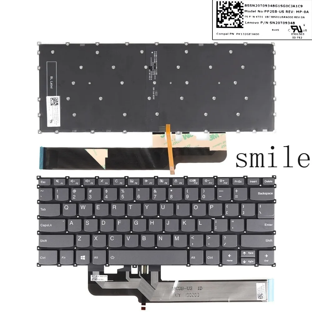 Клавиатура для ноутбука Lenovo Ideapad S540-14IWL S540-14API S540-14IML, серая, американская раскладка
Клавиатура для ноутбука Lenovo Ideapad S540-14IWL S540-14API S540-14IML, серая, американская раскладка