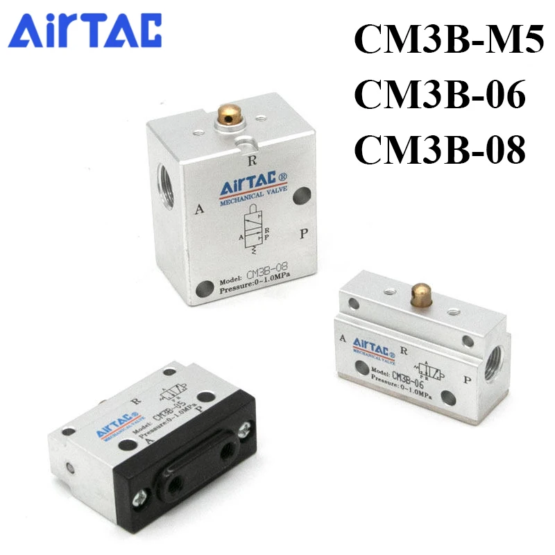 AirTAC CM3B05 CM3B06 CM3B08 3/2 Way Basic Type Pneumatic External Control Mechanical Valve
AirTAC CM3B05 CM3B06 CM3B08 3/2 Way Basic Type Pneumatic External Control Mechanical Valve