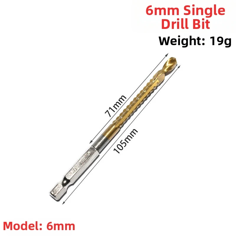 Сверла из быстрорежущей стали с титановым покрытием, 6 размеров, с зубчатой спиральной канавкой и шестигранным хвостовиком для высокой эффективности и точности
Сверла из быстрорежущей стали с титановым покрытием, 6 размеров, с зубчатой спиральной канавкой и шестигранным хвостовиком для высокой эффективности и точности