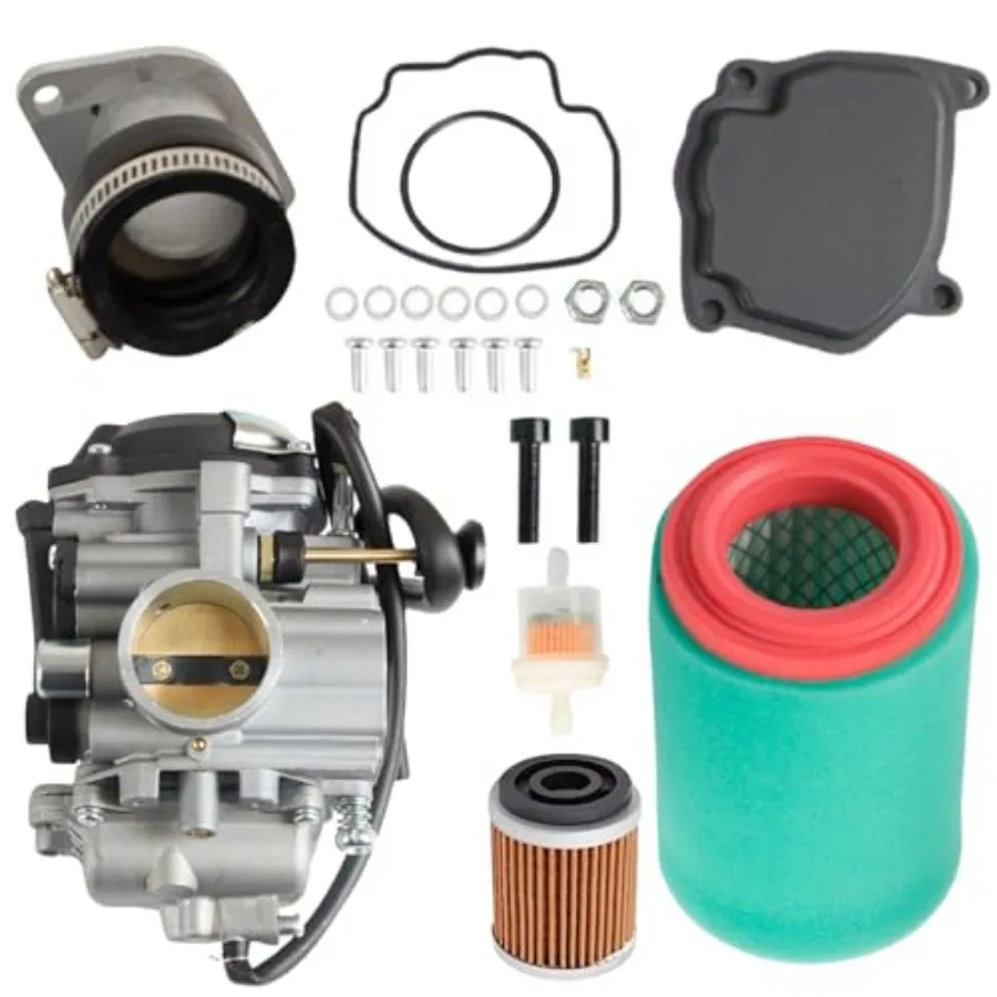 YFM250 Carburetor and Filter Kit Compatible with 1999-2004 Yamaha Bear Tracker 250 Yfm250X Yfm250XH Yfm250XM and More ATV Carb
YFM250 Carburetor and Filter Kit Compatible with 1999-2004 Yamaha Bear Tracker 250 Yfm250X Yfm250XH Yfm250XM and More ATV Carb