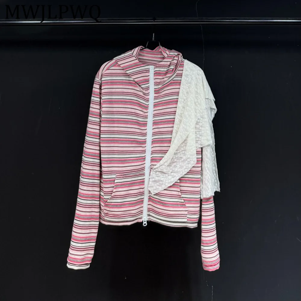 MWJLPWQ Retro Color-Block Striped Hooded Sweatshirt For Men Zip-Up Cardigan Jacket Stylish Versatile Unisex Casual Tops 15373
MWJLPWQ Retro Color-Block Striped Hooded Sweatshirt For Men Zip-Up Cardigan Jacket Stylish Versatile Unisex Casual Tops 15373